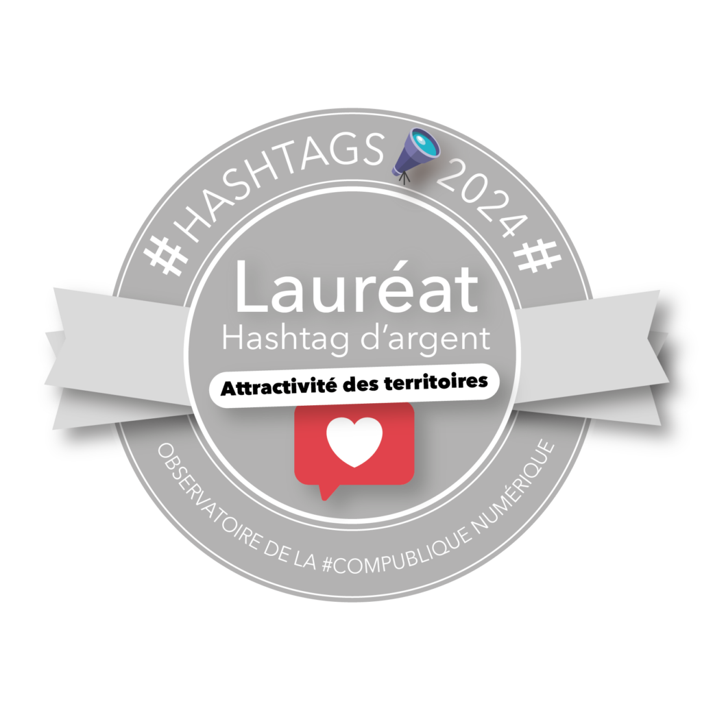 Macaron hashtag argent Attractivité des territoires